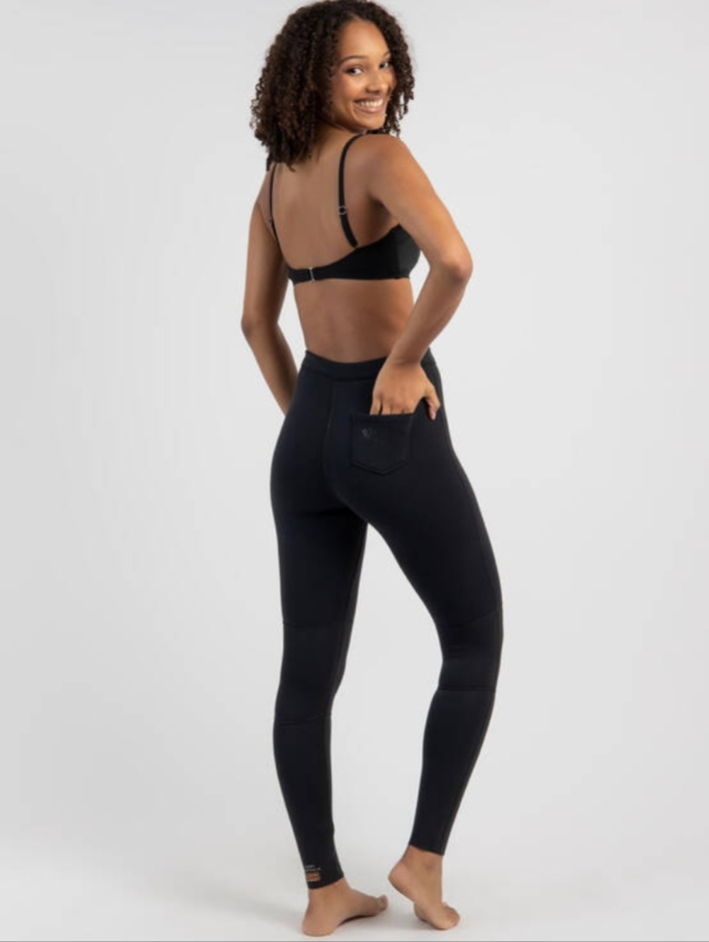 Nwot Billabong XS High-Rise Black Water Sea Surf Ocean Boat Wetsuit Leggings - Picture 2 of 13